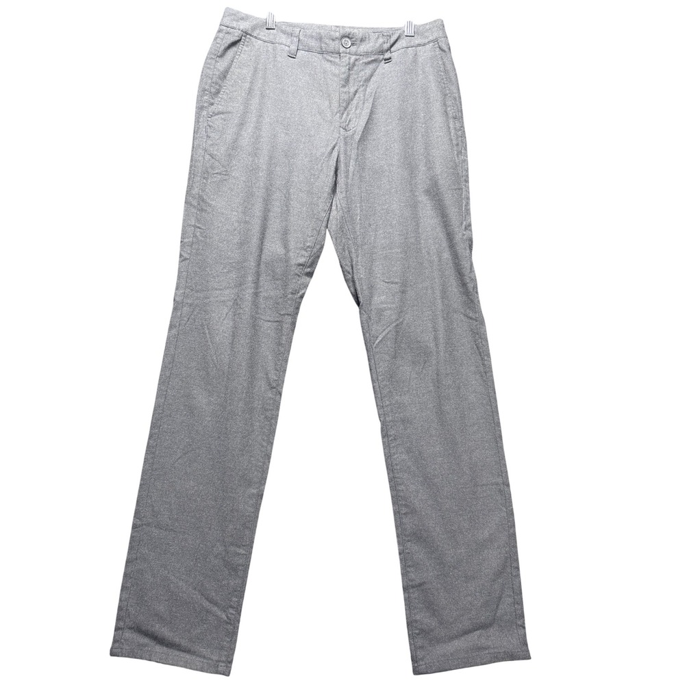 Bonobos Chino Pants Mens 32x34 Charcoal Slim Fit Stretch Cotton